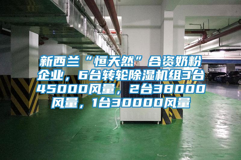 新西蘭“恒天然”合資奶粉企業，6臺轉輪除濕機組3臺45000風量，2臺38000風量，1臺30000風量
