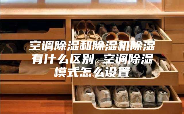 空調除濕和除濕機除濕有什么區(qū)別 空調除濕模式怎么設置