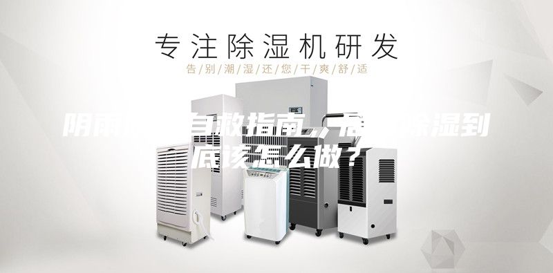 陰雨防潮自救指南，居家除濕到底該怎么做？