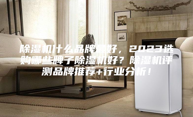 除濕機什么品牌最好，2023選購哪些牌子除濕機好？除濕機評測品牌推薦+行業分析！