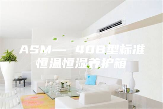 ASM— 40B型標準恒溫恒濕養(yǎng)護箱