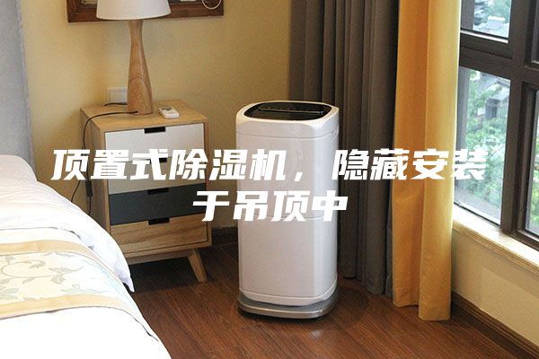 頂置式除濕機，隱藏安裝于吊頂中