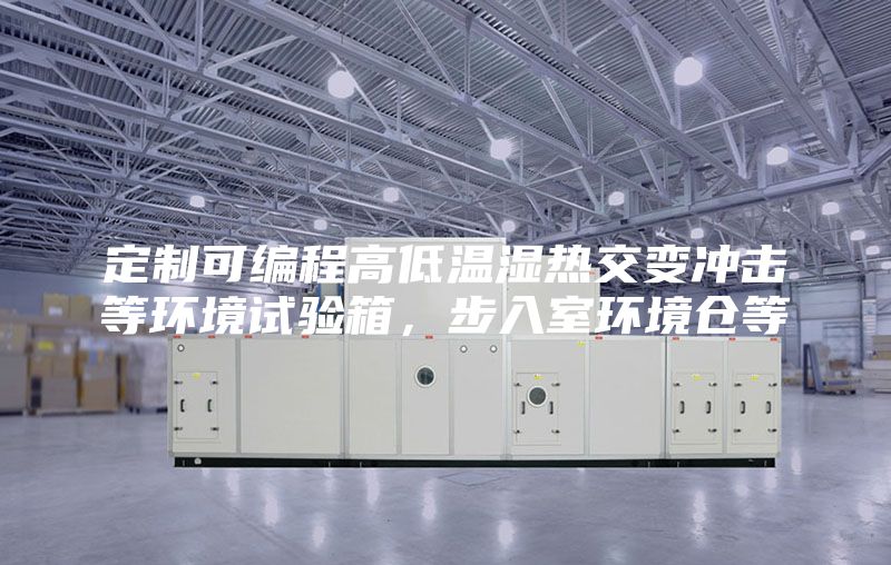 定制可編程高低溫濕熱交變沖擊等環境試驗箱,步入室環境倉等