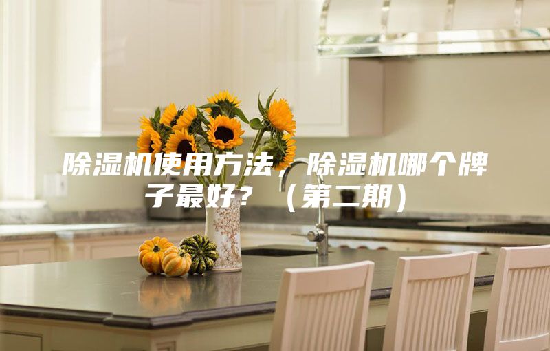 除濕機(jī)使用方法，除濕機(jī)哪個(gè)牌子最好？（第二期）