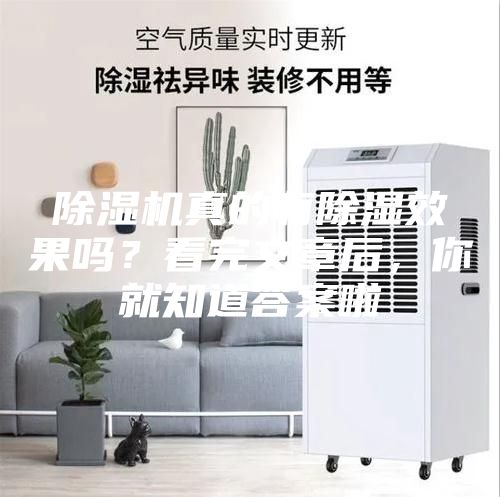 除濕機(jī)真的有除濕效果嗎？看完文章后，你就知道答案啦