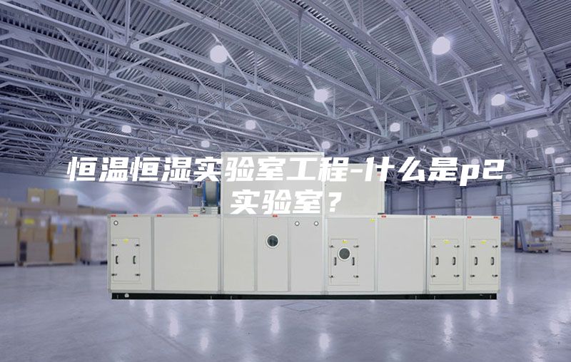 恒溫恒濕實驗室工程-什么是p2實驗室？