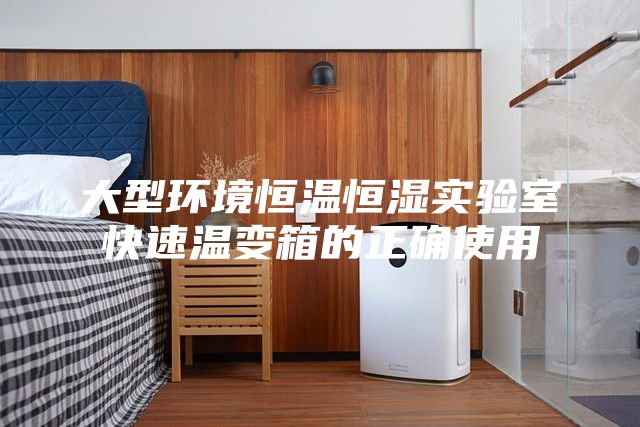 大型環(huán)境恒溫恒濕實驗室快速溫變箱的正確使用