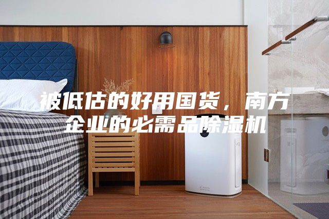 被低估的好用國貨,南方企業的必需品除濕機