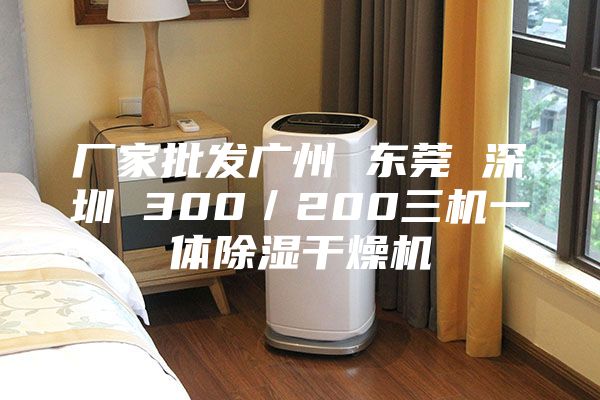 廠家批發(fā)廣州 東莞 深圳 300／200三機一體除濕干燥機