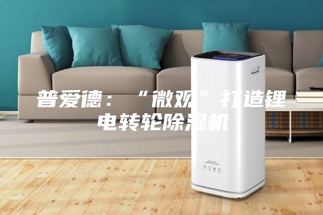 普愛德：“微觀”打造鋰電轉輪除濕機